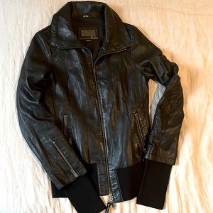 Mackage for Aritzia Elie leather jacket